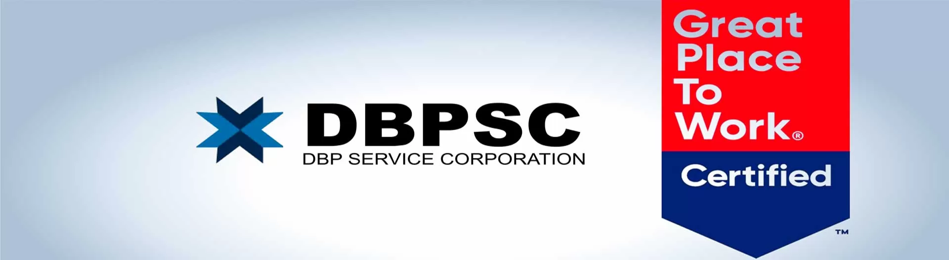 DBP Service Corporation is certified Great Place To Work™ for 2024 - 2025